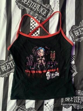 Rare Siouxsie Darkside Vintage Mall Goth Cami